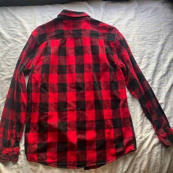 Faded Glory button up red flannel - Picture 3 of 3